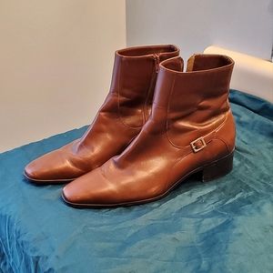 Brown Leather Talbots Booties
